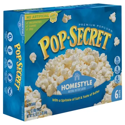 Pop Secret, Popcorn, Premium, Homestyle 