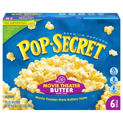 Pop-Secret , Popcorn, Premium, Movie Theater Butter 