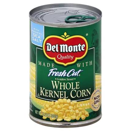Corn, Whole Kernel, Golden Sweet, with Natural Sea Salt