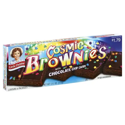 Brownies, Cosmic, with Chocolate Chip Candy