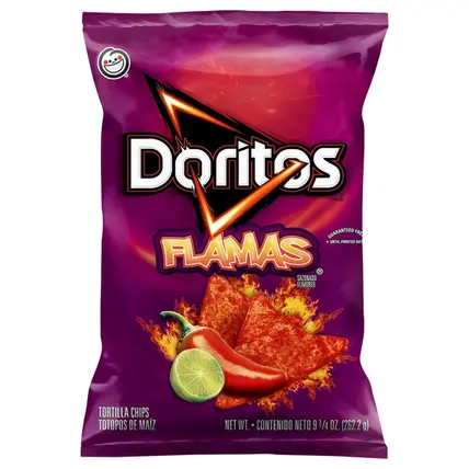 Doritos Tortilla Chips, Flamas 