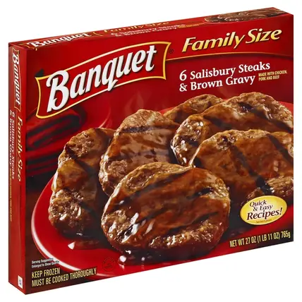 Salisbury Steaks & Brown Gravy, Family Size