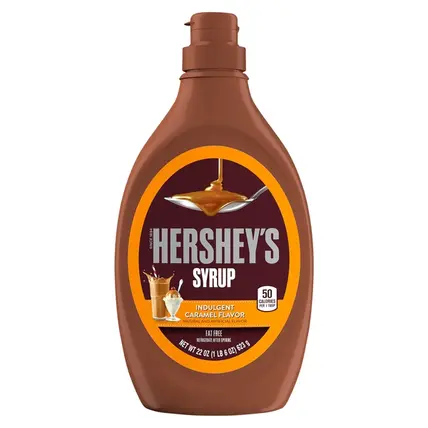 Hershey''s , Syrup, Fat Free, Indulgent Caramel Flavor 