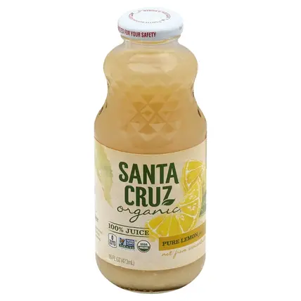 Santa Cruz, 100% Juice, Pure Lemon 