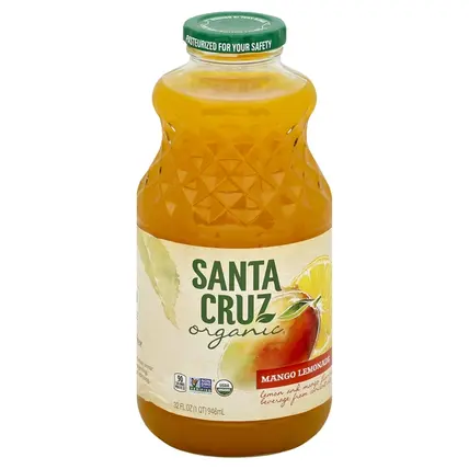 Santa Cruz, Flavored Beverage, Mango Lemonade 