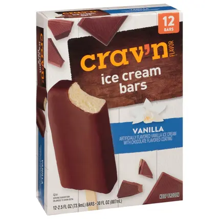 Ice Cream Bars, Vanilla