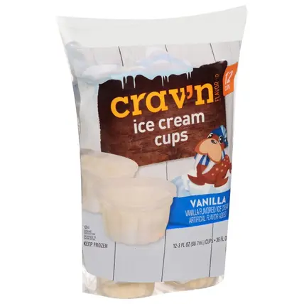Ice Cream Cups, Vanilla