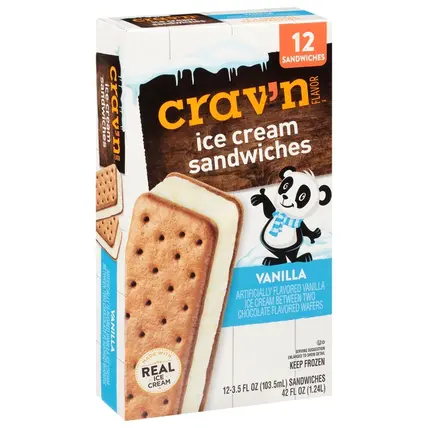 Ice Cream Sandwiches, Vanilla