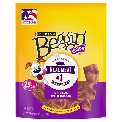 Beggin, Dog Snack, Bacon Flavor 