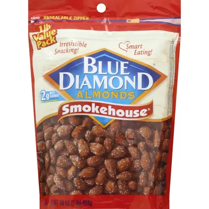 Blue Diamond , Almonds, Smokehouse, Value Pack 