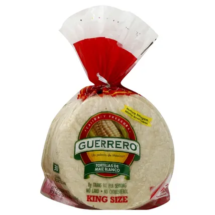 Guerrero Tortillas, Corn, King Size 