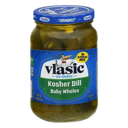 Baby Wholes Kosher Dill Pickles