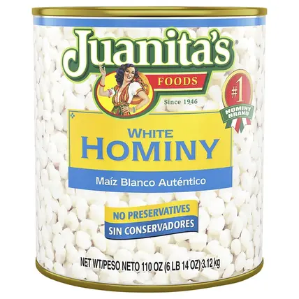 Juanita''s Foods , White Hominy 