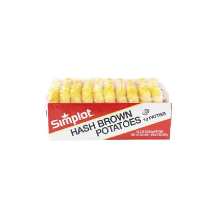 Simplot Hash Browns 10ct