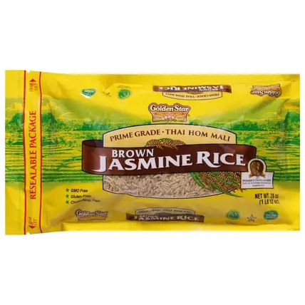 Golden Star , Prime Grade Brown Jasmine Rice 