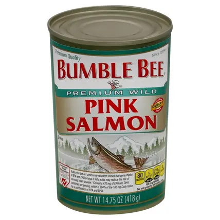 Bumble Bee, Salmon, Pink, Premium Wild 