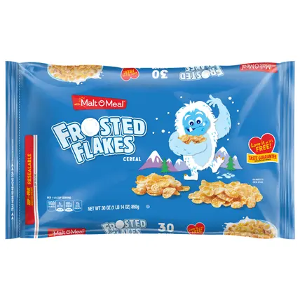 Malt O Meal Family Size Frosted Flakes Cereal 30 oz