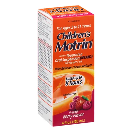 Children's Motrin Original Berry Flavor Pain Reliever/Fever Reducer 4 oz