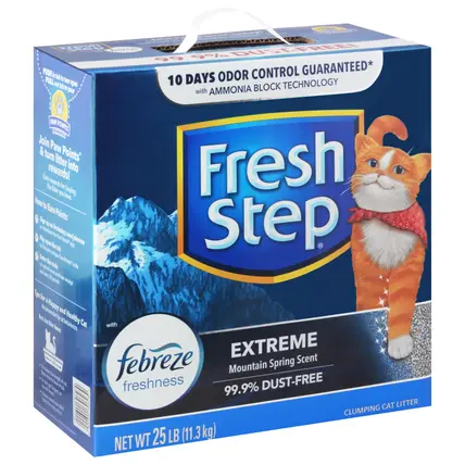 Extreme Mountain Spring Scent Clumping Cat Litter 25 lb
