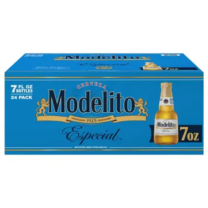 Modelo Especial Modelito Mexican Lager Beer, 24 pk 7 fl oz Bottles, 4.4% ABV