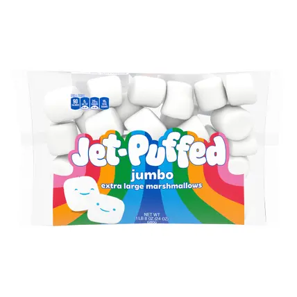 Jet-Puffed Jumbo Extra Large Marshmallows 24 oz. Bag