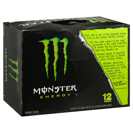 Monster Energy Drink 12 -16 fl oz Cans