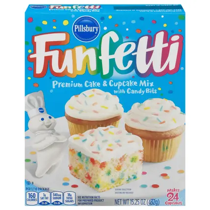 Funfetti with Candy Bits Premium Cake & Cupcake Mix 15.25 oz