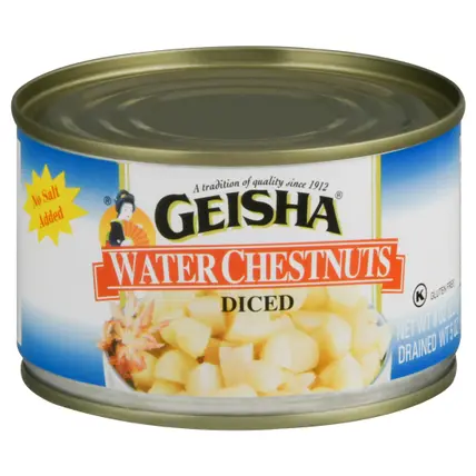 Geisha Diced Water Chestnuts 8 oz