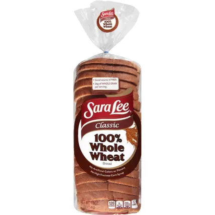 Classic 100% Whole Wheat Bread 16 oz. Bag