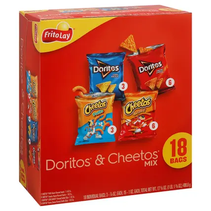 Doritos & Cheetos Mix 18 ea