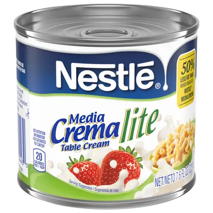 Nestle Lite Media Crema Table Cream 7.6 fl oz