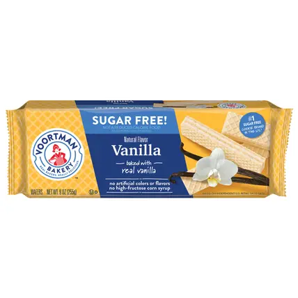 Voortman Bakery Sugar Free Vanilla Wafers 9 oz