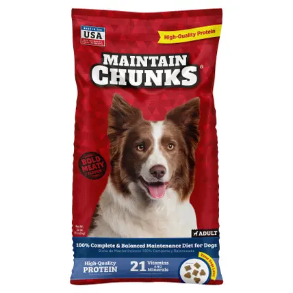Maintain Chunks Adult Dog Food 34 lb