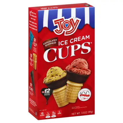 Joy Ice Cream Cups 12 ea