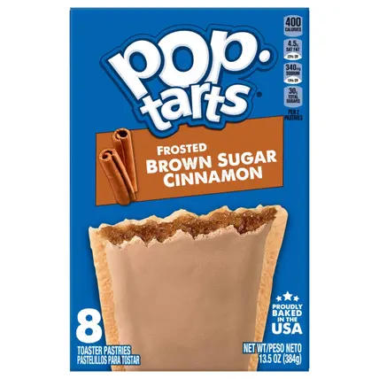 Pop-Tarts Frosted Brown Sugar Cinnamon Toaster Pastries 8 ea