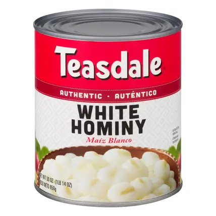 White Hominy 30 oz