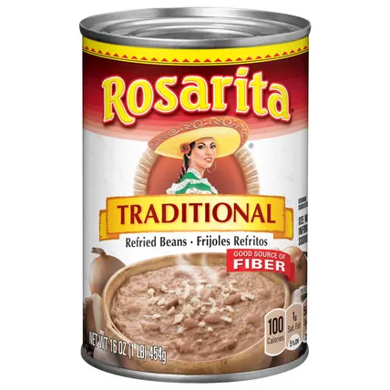 Traditional Refried Beans, 16 oz