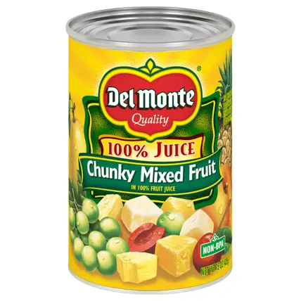 Chunky 100% Juice Mixed Fruit 15 oz