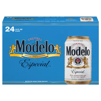 Modelo Especial Mexican Lager Beer, 24 pk 12 fl oz Cans, 4.4% ABV