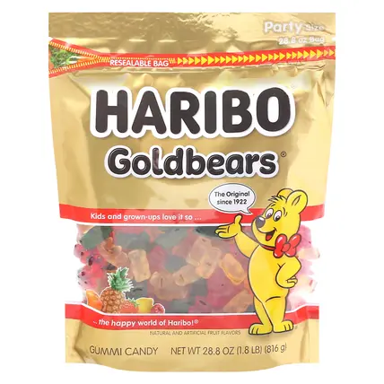 Haribo Goldbears Gummi Candy 28.8 oz
