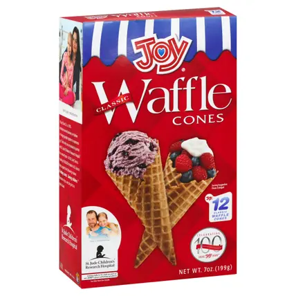 Joy Waffle Cones 12 ea
