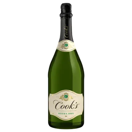 Cook's California Champagne Extra Dry White Sparkling Wine, 1.5 L Bottle