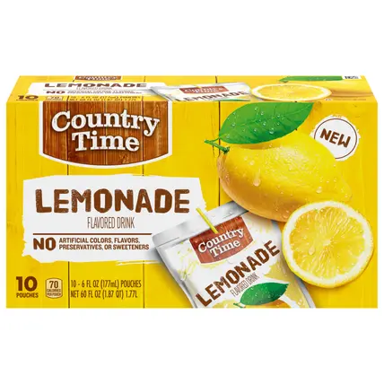 Lemonade 10 - 6 fl oz Pouches