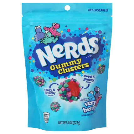 Nerds Gummy Clusters Very Berry Candy 8 oz