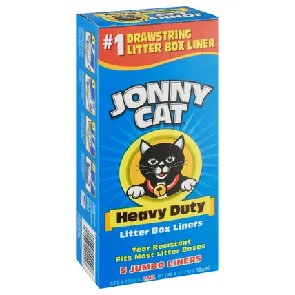 Jumbo Heavy Duty Litter Box Liners  5 ea Box