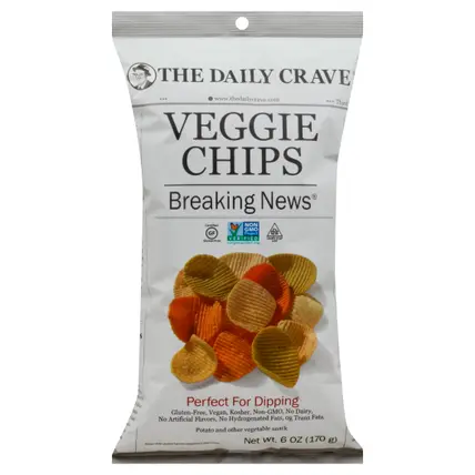 The Daily Crave Veggie Chips 6 oz