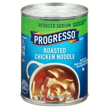 Reduced Sodium Roasted Chicken Noodle Soup 18.5 oz