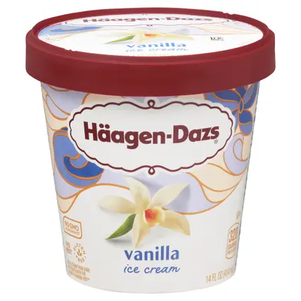 Haagen-Dazs Vanilla Ice Cream 14 fl oz