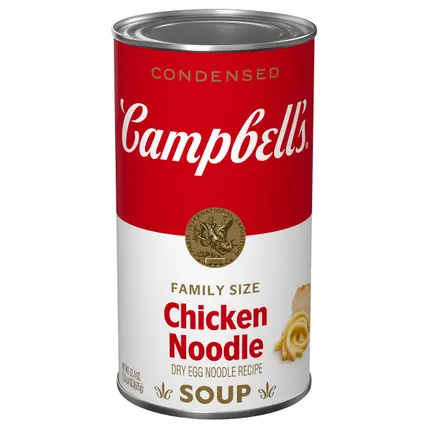 Family Size Condensed Chicken Noodle Soup 22.4 oz
