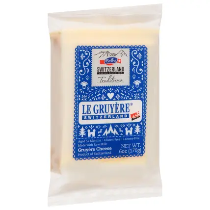 Le Gruyere Switzerland AOP Gruyere Cheese 6 oz